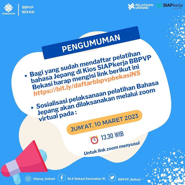 Pengumuman Terbaru Untuk Pelatihan Bahasa Jepang